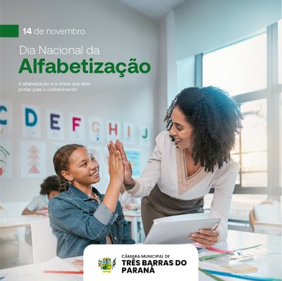 DIA NACIONAL DA ALFABETIZAÇÃO